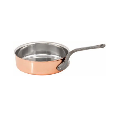 Matfer Bourgeat 372016 6 1/4" Copper Saute Pan-cityfoodequipment.com