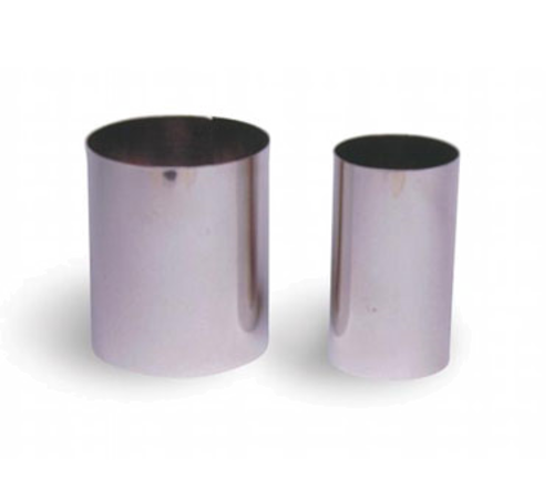 Matfer Bourgeat 376010 2" Round Mousse Ring, Stainless Steel-cityfoodequipment.com