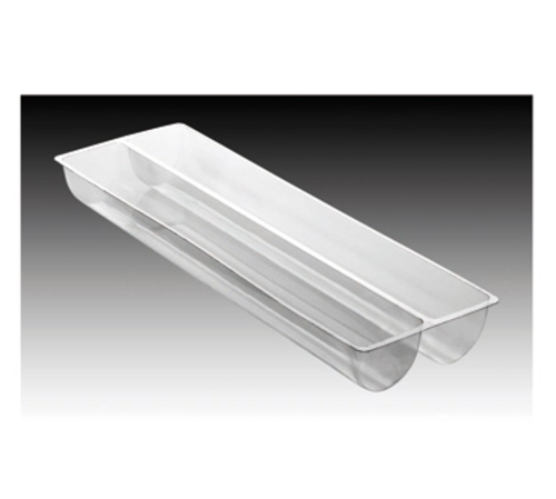 Matfer Bourgeat 362001 Buche Cake Mold - 22 1/2" x 3 1/4" x 2 1/2", Semi Circular, PVC-cityfoodequipment.com