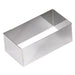 Matfer Bourgeat 376061 3 1/4" x 1 5/8" Rectangular Nonnette Ring, Stainless Steel-cityfoodequipment.com