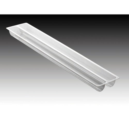Matfer Bourgeat 362011 Buche Cake Mold - 22 1/2" x 1 1/2" x 1 1/4", Semi Circular, PVC-cityfoodequipment.com