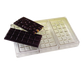 Matfer Bourgeat 380240 Chocolate Mold w/ 18 Sections - Polycarbonate, Transparent-cityfoodequipment.com