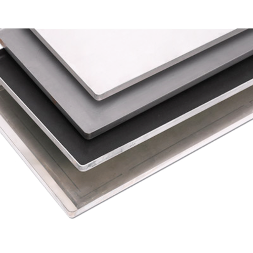 Matfer Bourgeat 455001 1/1 Full Size Baking Sheet - 23 3/4" x 15 3/4" x 5/8, Non-Stick, Steel, Blue-cityfoodequipment.com