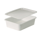 Matfer Bourgeat 510501 21 qt Dough Container - 20 7/8" x 16 1/8" x 5 3/4", HDPE, White-cityfoodequipment.com