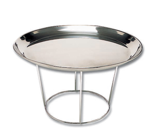 Matfer Bourgeat 613302 7 1/2" Round Seafood Tray Holder - 7 3/4"H, Chromed Steel Wire-cityfoodequipment.com