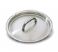 Matfer Bourgeat 692016 6 5/16" Round Sauce Pan Lid, Stainless Steel w/ Welded Handle-cityfoodequipment.com