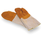 Matfer Bourgeat 773002 8" Baker Oven Mitt w/ Forearm Protection, Leather-cityfoodequipment.com