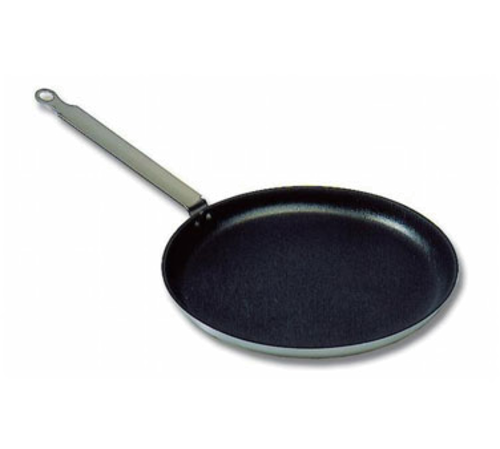 Matfer Bourgeat 907525 9 3/16" Extra Heavy Aluminum Crepe Pan w/ Riveted Stainless Steel Handle-cityfoodequipment.com