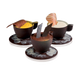 Martellato 380255 Espresso Chocolate Mold w/ 7 Sections for 380254 - Polycarbonate-cityfoodequipment.com