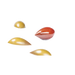 Martellato 380167 10 7/8" Double Sided Quenelle Chocolate Mold - Polycarbonate, Transparent-cityfoodequipment.com