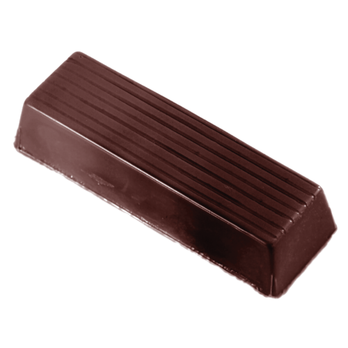 Matfer Bourgeat 380147 Mini Bar Chocolate Mold w/ 15 Sections - Polycarbonate, Transparent-cityfoodequipment.com