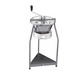 Louis Tellier Food Mill w/ Floor Stand, 15 qt Capacity, Tinned Steel (P1000)-cityfoodequipment.com