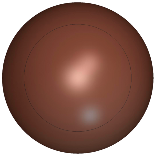Matfer Bourgeat 382051 Half Sphere Chocolate Mold w / 3 Sections - Polycarbonate, Transparent-cityfoodequipment.com