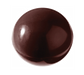 Matfer Bourgeat 380148 Half Sphere Chocolate Mold w / 15 Sections - Polycarbonate, Transparent-cityfoodequipment.com