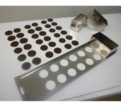Matfer Bourgeat 385050 12 Section Chocolate Disc Kit, Stainless Steel-cityfoodequipment.com