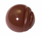 Matfer Bourgeat 380163 Striped Half Circle Chocolate Mold w/ 28 Sections - Polycarbonate, Transparent-cityfoodequipment.com