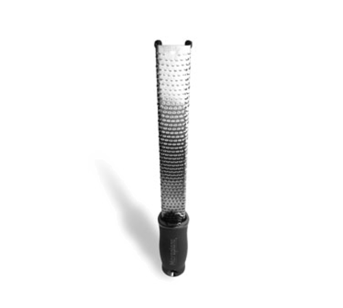Microplane 12" Zester/Grater w/ Black Plastic Handle, Stainless (446020)-cityfoodequipment.com