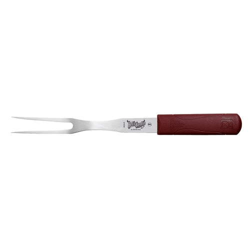 Mercer Culinary M18380 8" Carving Fork w/ Red Nylon Handle, Stainless Steel-cityfoodequipment.com