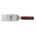 Mercer Culinary M18320 6" x 3" Turner w/ Red Nylon Handle, Stainless Steel-cityfoodequipment.com