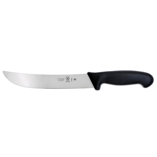 Mercer Culinary M13610 10" Cimeter Knife w/ Black Textured Glass-Reinforced Nylon Handle, Ice Hardened High-Carbon German S-cityfoodequipment.com