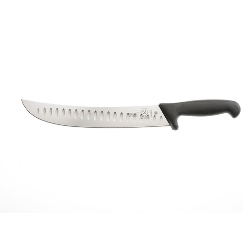 Mercer Culinary M13612 12" Cimeter Knife w/ Black Textured Glass-Reinforced Nylon Handle, Ice Hardened High-Carbon German S-cityfoodequipment.com