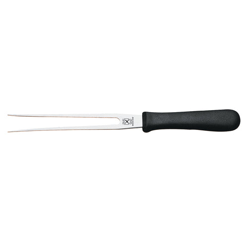 Mercer Culinary M14007 7" Carving Fork w/ Black Polypropylene Handle, High Carbon Japanese Steel-cityfoodequipment.com