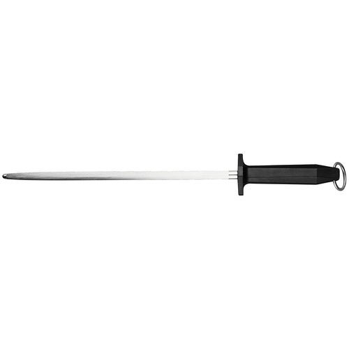 Mercer Culinary M14512 12" Sharpening Steel w/ Polypropylene Handle, High Carbon German Steel-cityfoodequipment.com