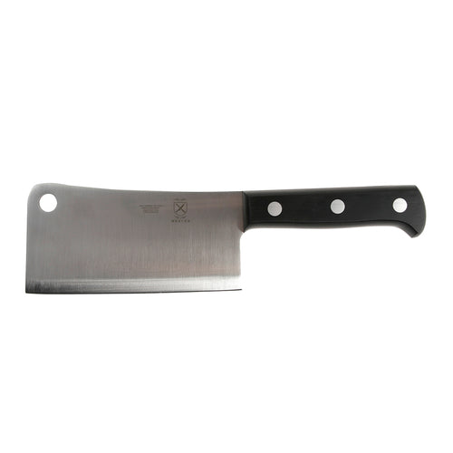 Mercer Culinary M14706 6" Cleaver w/ Black POM Handle, High-Carbon German Steel-cityfoodequipment.com