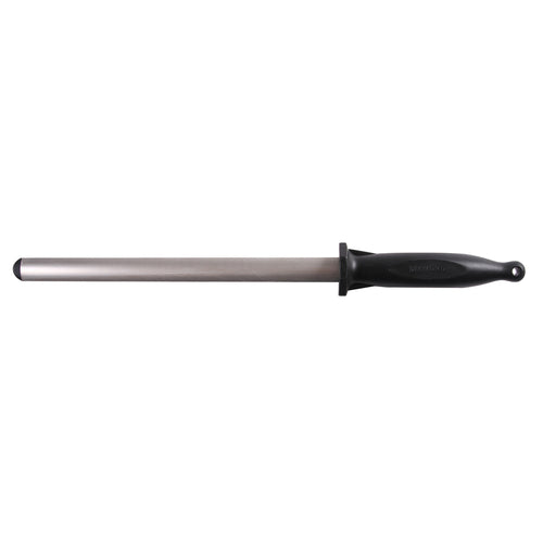 Mercer Culinary M15910 10" Sharpening Steel w/ Polypropylene Handle, Diamond Coated-cityfoodequipment.com