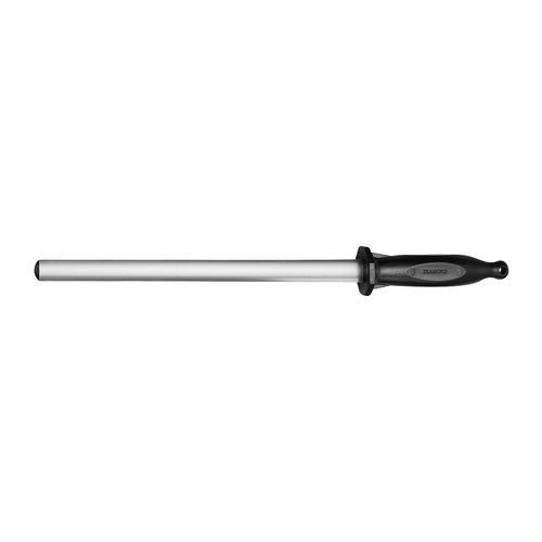 Mercer Culinary M15912 12" Sharpening Steel w/ Polypropylene Handle, Diamond Coated-cityfoodequipment.com