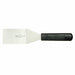 Mercer Culinary M18730 4" x 2 1/2" Turner w/ Black Polypropylene Handle, High Carbon Japanese Steel-cityfoodequipment.com