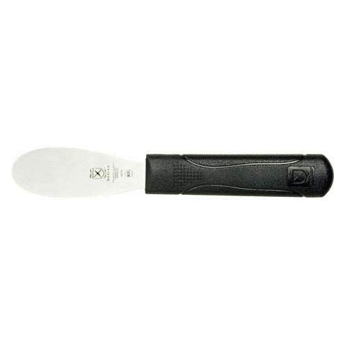 Mercer Culinary M18790 3 1/2" Sandwich Spreader w/ Black Polypropylene Handle, High Carbon Japanese Steel-cityfoodequipment.com