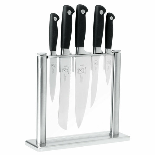 Mercer Culinary M20000 6 Piece Knife Set w/ Glass Block-cityfoodequipment.com
