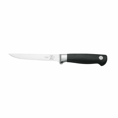Mercer Culinary M20106 6" Boning Knife w/ Santoprene™ Black Handle, Carbon Steel-cityfoodequipment.com