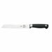 Mercer Culinary M20508 8" Bread Knife w/ Santoprene™ Black Handle, Carbon Steel-cityfoodequipment.com
