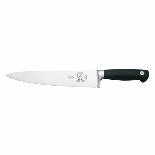Mercer Culinary M20609 9" Chef's Knife w/ Black Non-Slip Santoprene™ Handle, High-Carbon German Steel-cityfoodequipment.com
