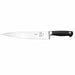 Mercer Culinary M20610 10" Chef's Knife w/ Santoprene™ Black Handle, Carbon Steel-cityfoodequipment.com