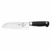 Mercer Culinary M20707 7" Santoku Knife w/ High Carbon Steel Blade & Black Santoprene™ Handle-cityfoodequipment.com