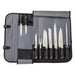 Mercer Culinary M21810 10 Piece Knife Set w/ Detachable & Adjustable Strap Pocket Roll-cityfoodequipment.com