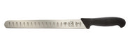 Mercer Culinary M13721 11" Granton Slicer Knife w/ Black Textured Nylon Handle, Ice Hardened High-Carbon German Steel-cityfoodequipment.com