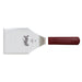 Mercer Culinary M18280 5" x 4" Turner w/ Red Nylon Handle, Stainless Steel-cityfoodequipment.com