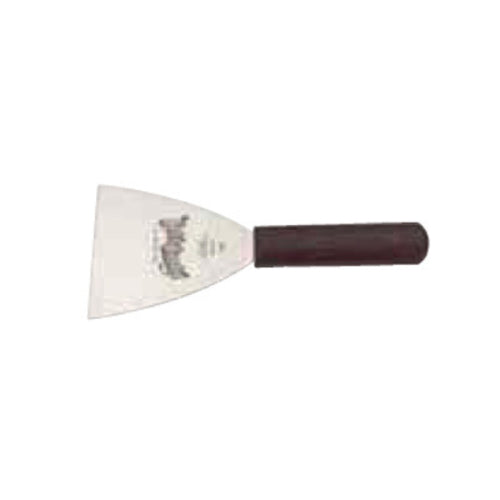 Mercer Culinary M18270 9 1/4" Grill Scraper w/ Brown Nylon Handle, Stainless Steel-cityfoodequipment.com