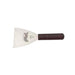 Mercer Culinary M18270 9 1/4" Grill Scraper w/ Brown Nylon Handle, Stainless Steel-cityfoodequipment.com