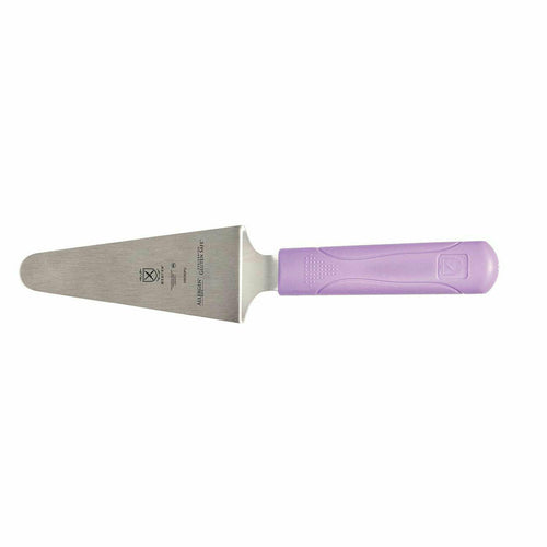 Mercer Culinary M18760PU 10 1/2" Pie Server w/ Purple Polypropylene Handle, High Carbon Japanese Steel-cityfoodequipment.com