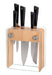 Mercer Culinary M19105 6 Piece Knife Set w/ Rubberwood Glass Block-cityfoodequipment.com