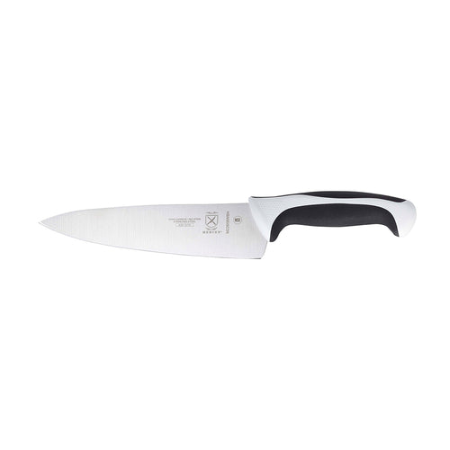 Mercer Culinary M22608WBH 8" Millennia Chefs Knife w/ White Santoprene Poly Handle-cityfoodequipment.com