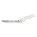 Mercer Culinary M18135 8" Bread Knife w/ White Polypropylene Handle, High Carbon Japanese Steel-cityfoodequipment.com