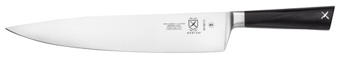Mercer Culinary M19010 10" Chef's Knife w/ Black Ergonomic POM Handle, High-Carbon German Steel-cityfoodequipment.com