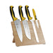 Mercer Culinary M21981YL 5 Piece Knife Set w/ Bamboo Magnetic Board-cityfoodequipment.com