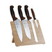 Mercer Culinary M21982BR 5 Piece Knife Set w/ Acacia Magnetic Board-cityfoodequipment.com